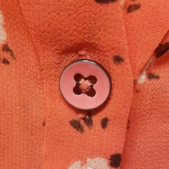 CAbi #5350 Blossom Print Sleeveless Pintuck Blouse - Picture 9 of 16